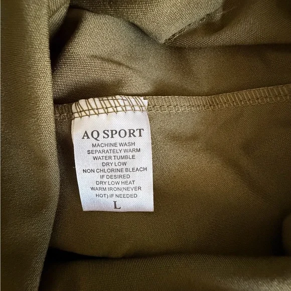 AQ Sports Women's Poly Stripe Zip Front Hoodie with Orange and Withe Stripes - Picture 8 of 11